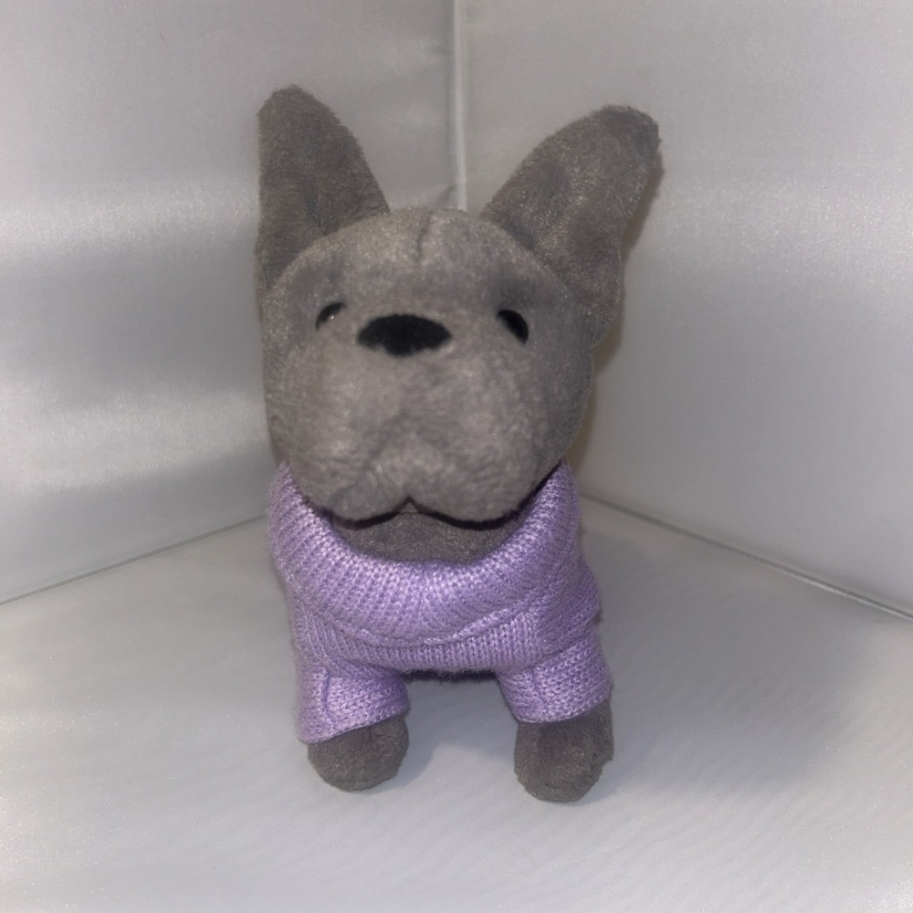 Jellycat Sweater French Bulldog Plush Animal Purple Puppy Dog 8" with TAG